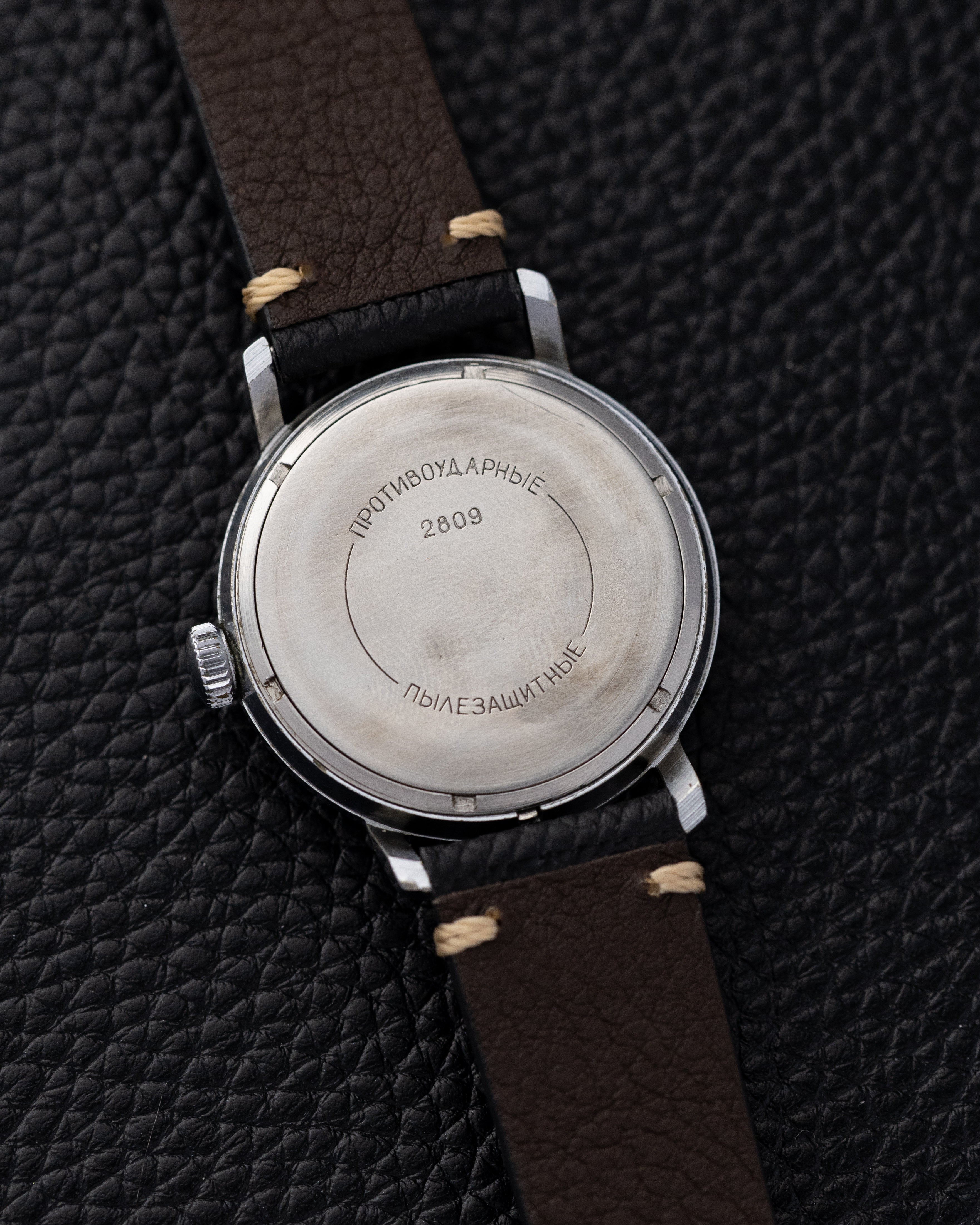 Vintage Vostok Precision (Прецизионные) Soviet watch, Black Checkered Dial, Cal. 2809 from 1980's - DuMarko