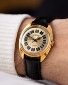 Vintage Vostok Soviet Watch Cal. 2409, Gold Guilloché Dial from 1970's - DuMarko