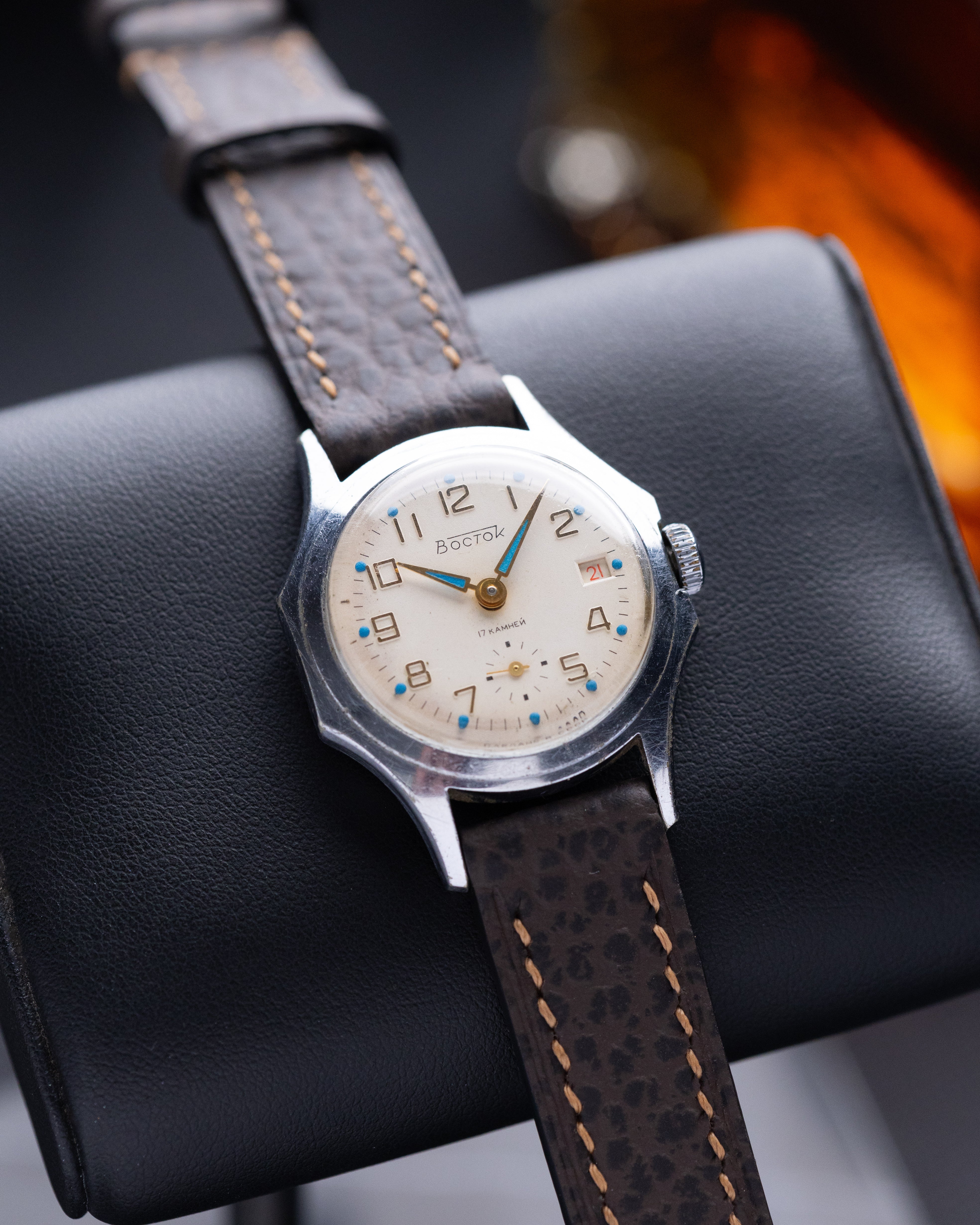 Vintage Vostok Soviet Watch, Cal. 2605, Date Window from 1960's - DuMarko