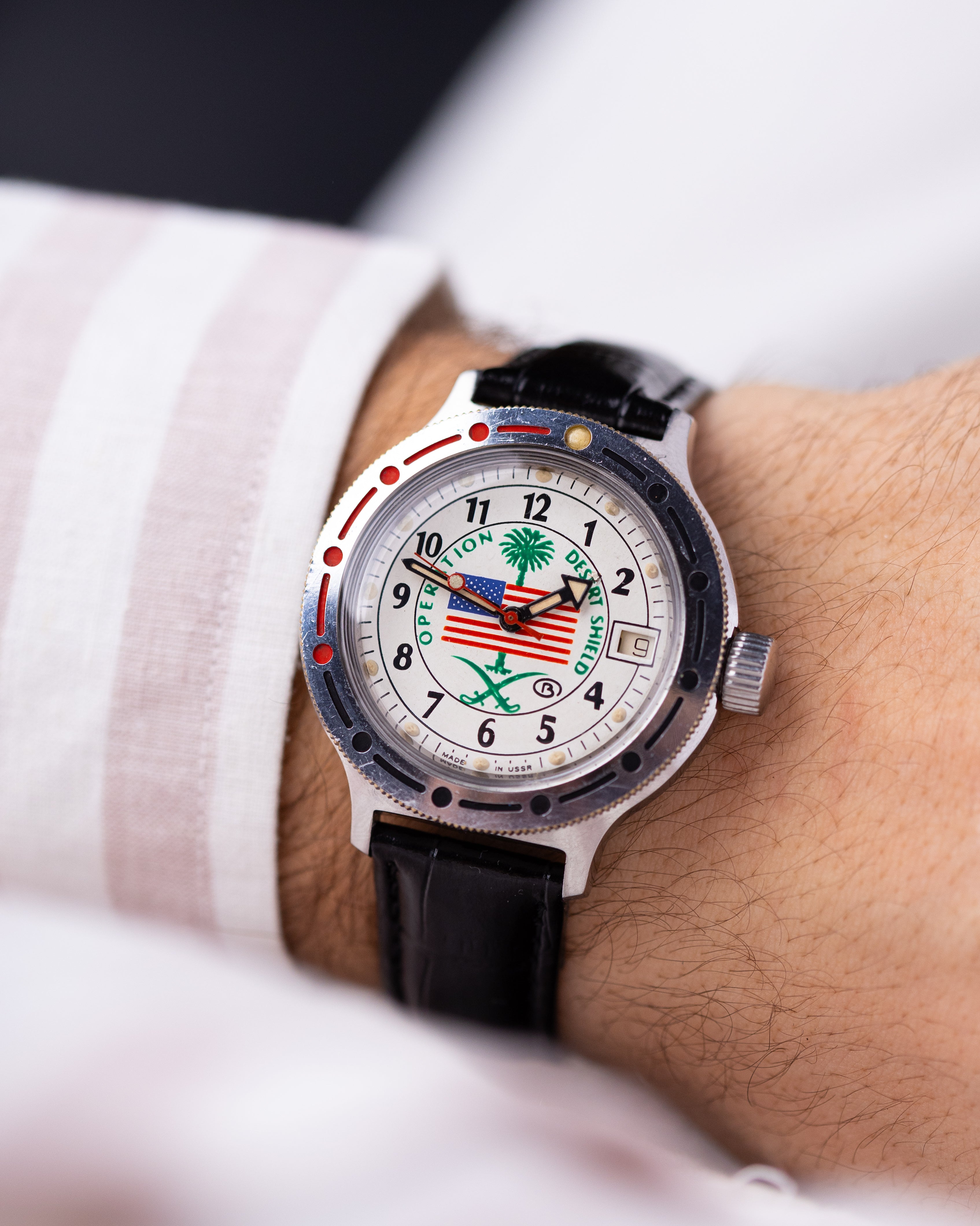 Vintage Vostok Soviet watch, Operation Desert Shield, Original Soviet watch - DuMarko