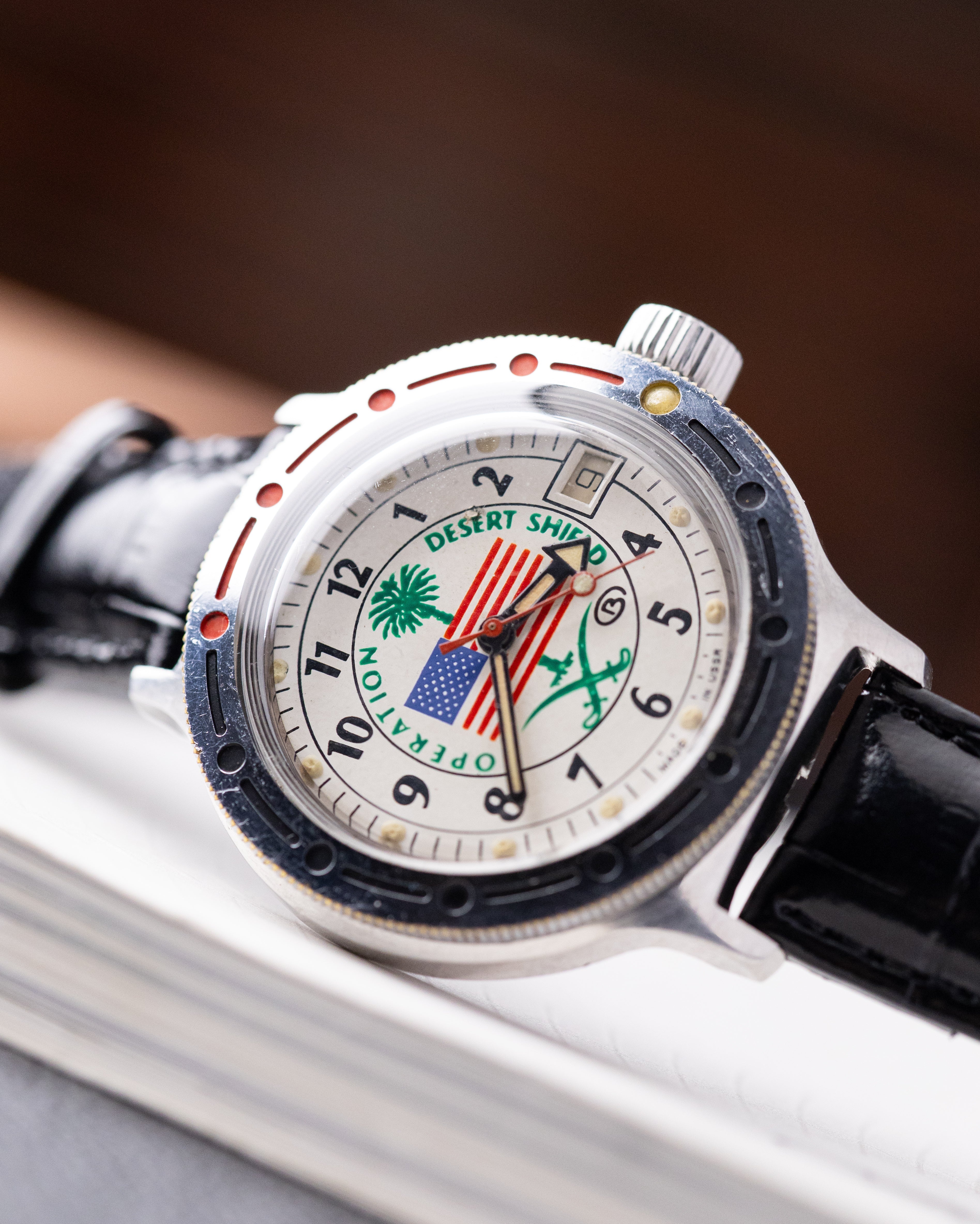 Vintage Vostok Soviet watch, Operation Desert Shield, Original Soviet watch - DuMarko