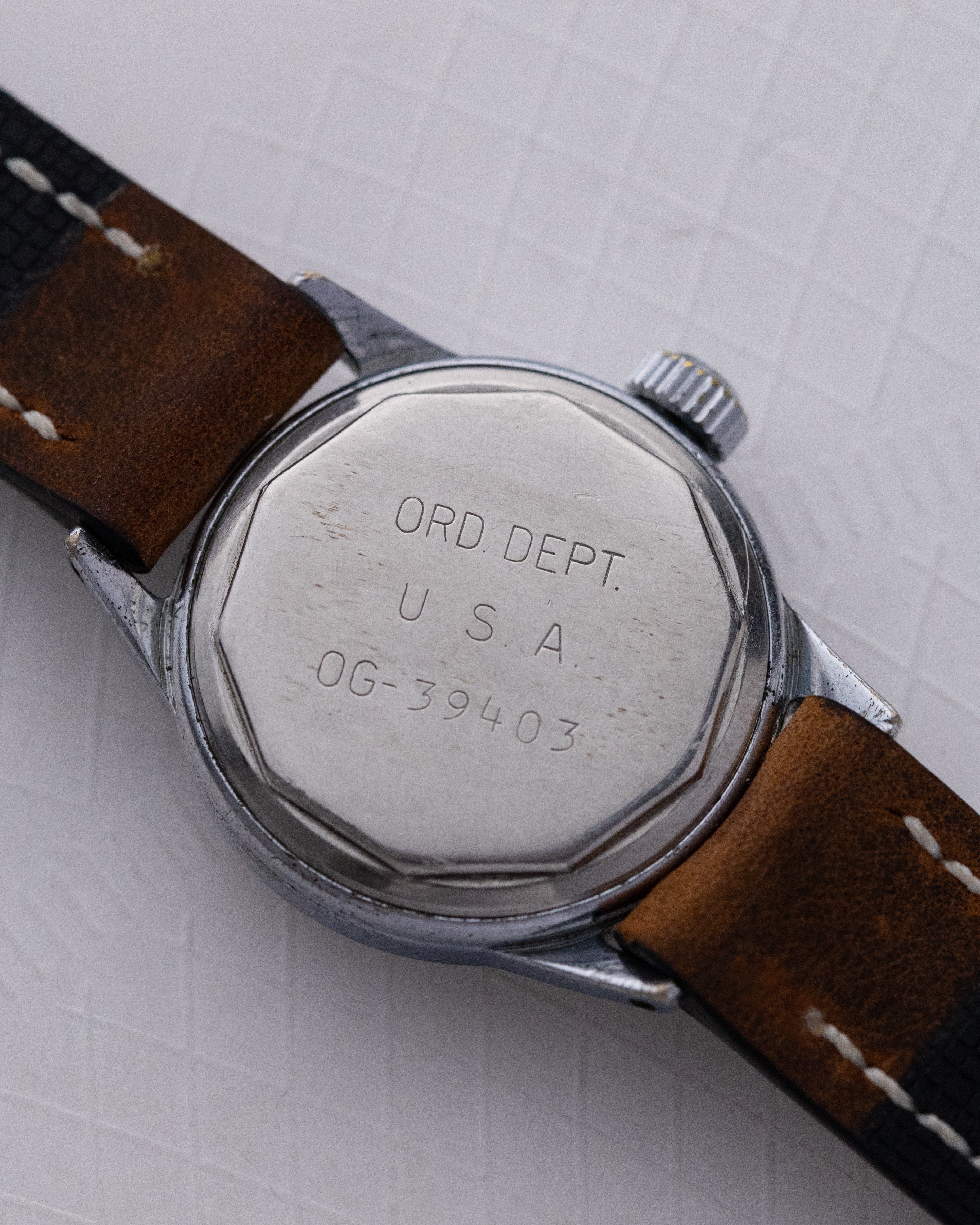 Vintage Waltham ORD DEPT Military USA Watch, Radium Dial, Cal. 6/0 B from 1940's - DuMarko