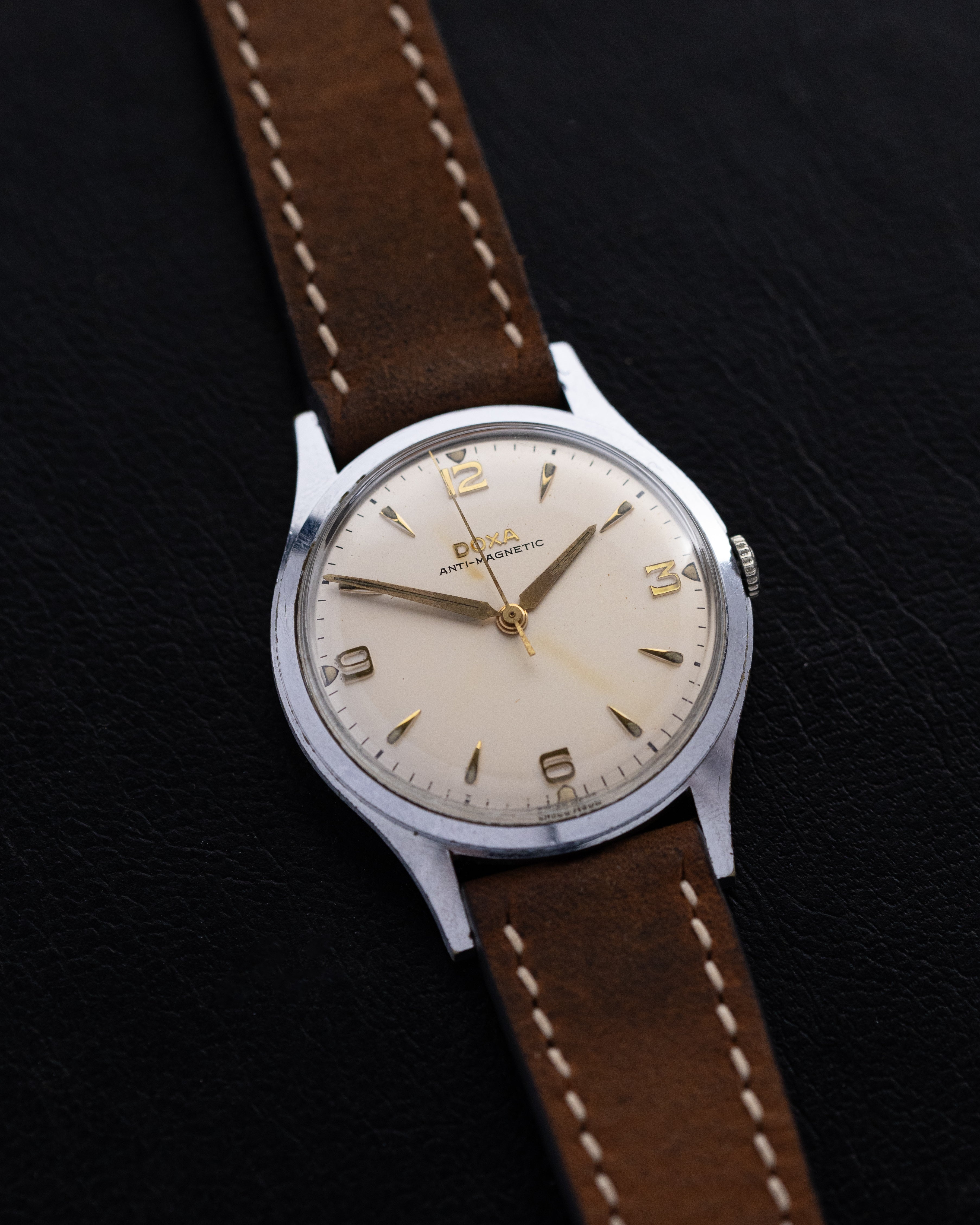 Vintage watch "Doxa" Calatrava dial, Original military watch - DuMarko