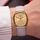 Vintage watch "Longines" Quartz Art Deco from 1990s, 18K Gold Plated - VintageDuMarko