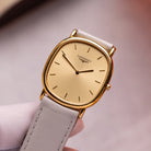 Vintage watch "Longines" Quartz Art Deco from 1990s, 18K Gold Plated - VintageDuMarko