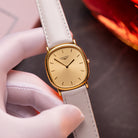 Vintage watch "Longines" Quartz Art Deco from 1990s, 18K Gold Plated - VintageDuMarko