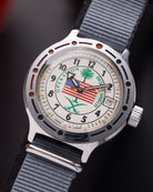 Vintage watch Wostok (Vostok) Operation Desert Shield, Original Soviet watch - VintageDuMarko