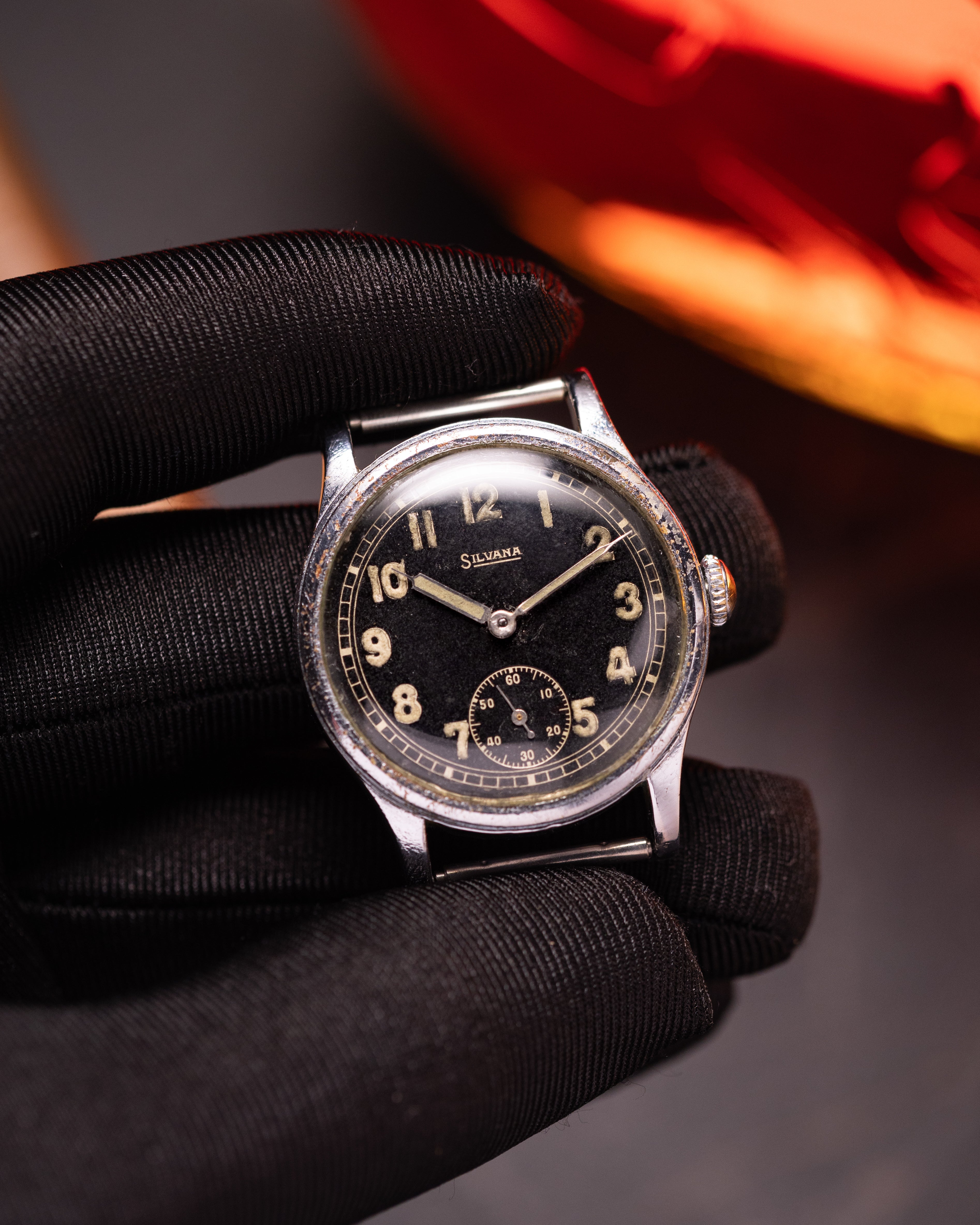 Vintage WW2 Aviators watch "Silvana" from 1940's - VintageDuMarko