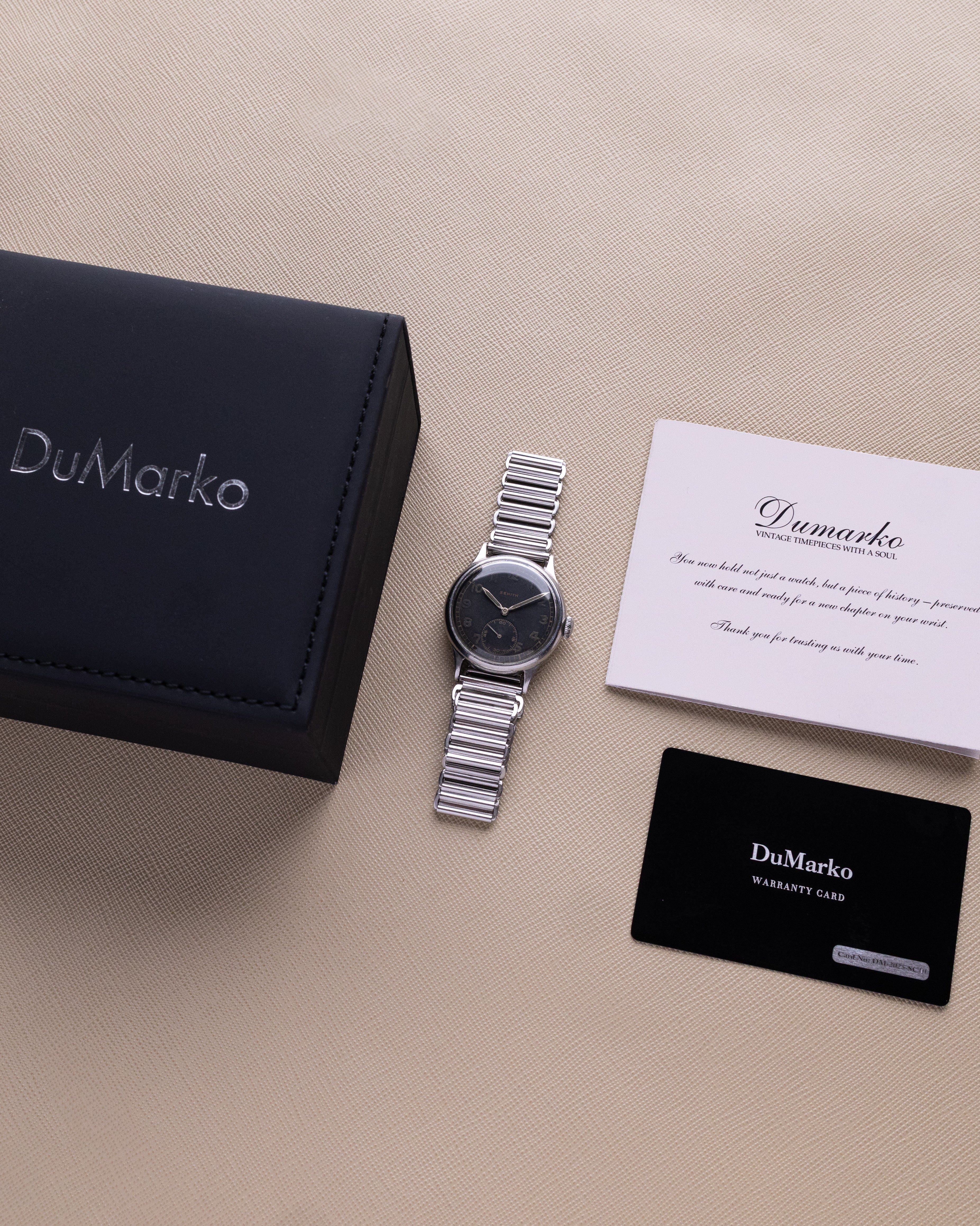 Vintage Zenith DH (Deutsches Heer), Vintage Military Watch, Radium Dial from 1943 - DuMarko