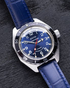 Vostok Amphibia, Rare Blue Navy Dial, Vintage Soviet watch - DuMarko