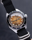 Vostok Amphibia, Rare Brown Craquelure Dial, Diver's Soviet watch, USSR Military Watch - DuMarko