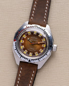 Vostok Amphibia Soviet watch, Rare Brown Craquelure Dial, Diver's USSR Military Watch - DuMarko