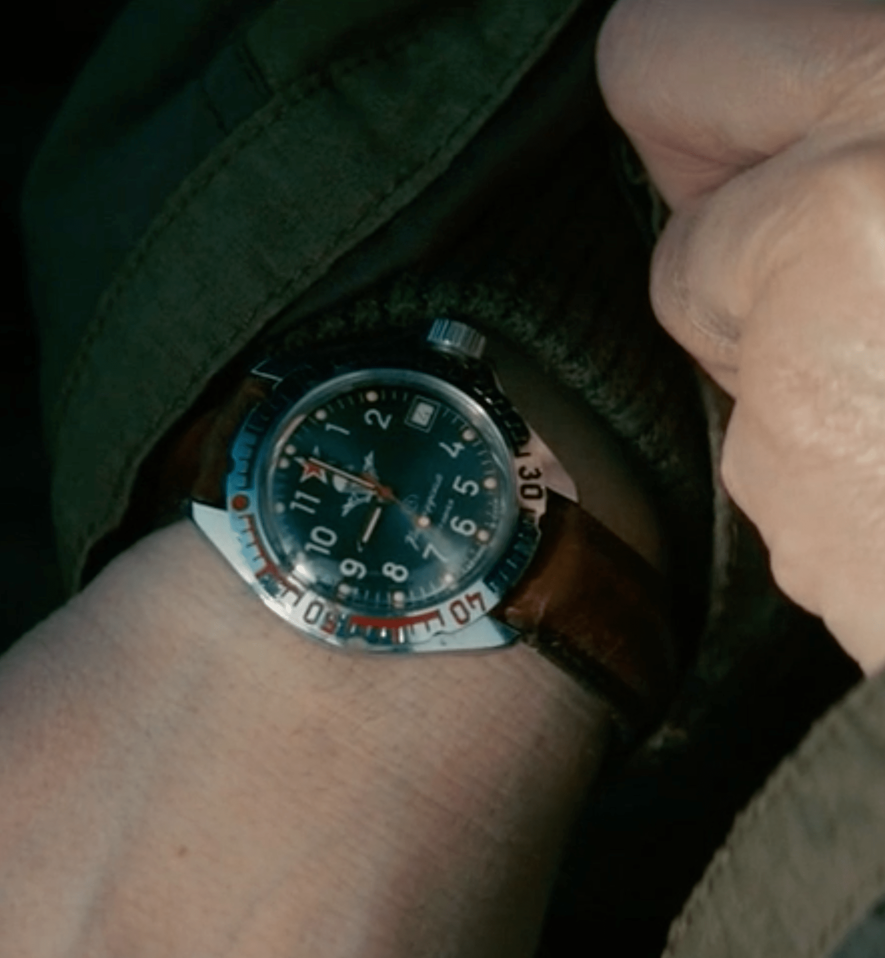 Vostok Komandirskie, Green Dial (Apple TV’s Severance, Watch Worn by Mark Scout), Vintage Soviet Watch - DuMarko