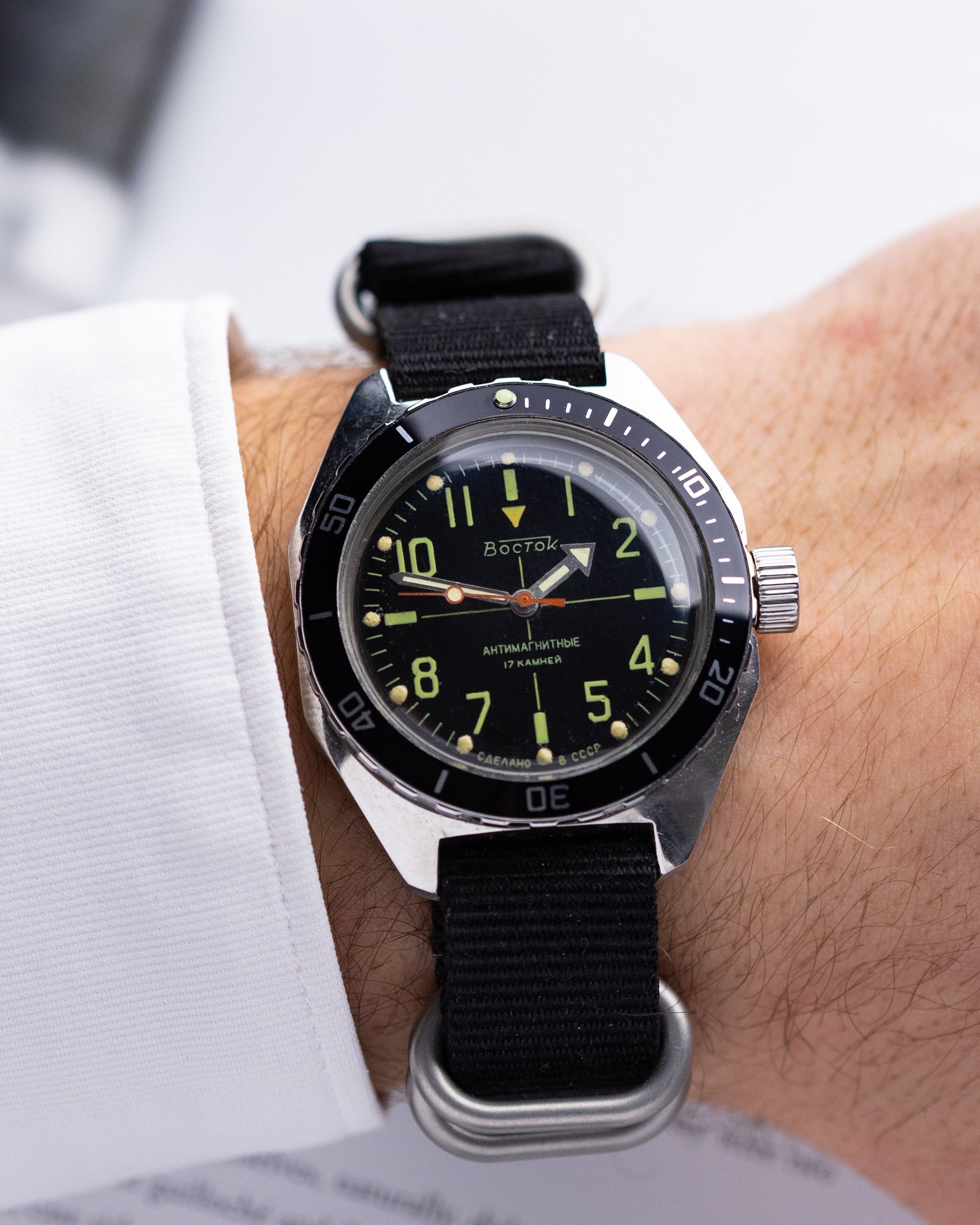 Vostok Vintage Amphibia "Sniper" Antimagnetic, Diver's watch, Made in USSR - DuMarko