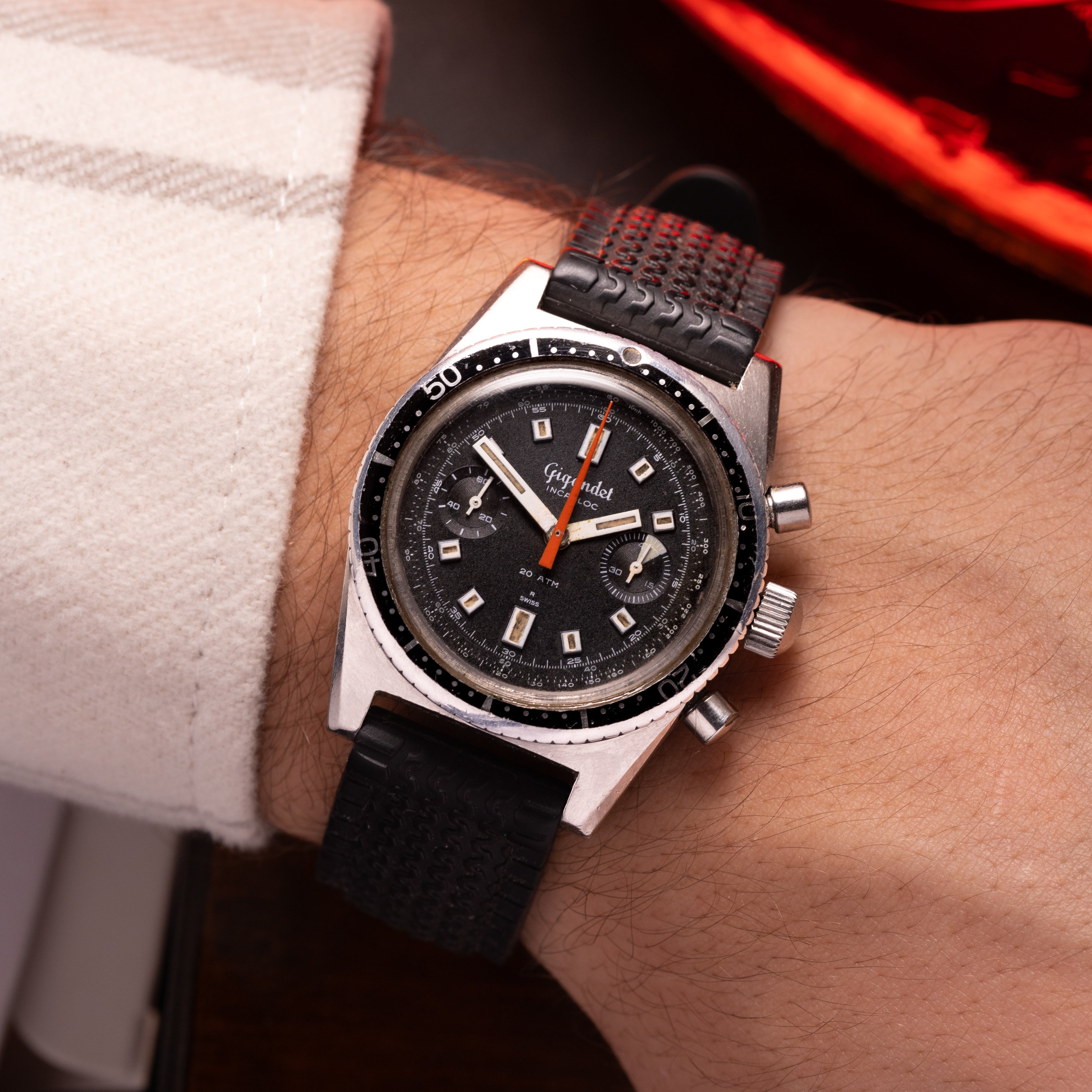 "Chronograph Gigandet" Rare Vintage Swiss Watch - VintageDuMarko