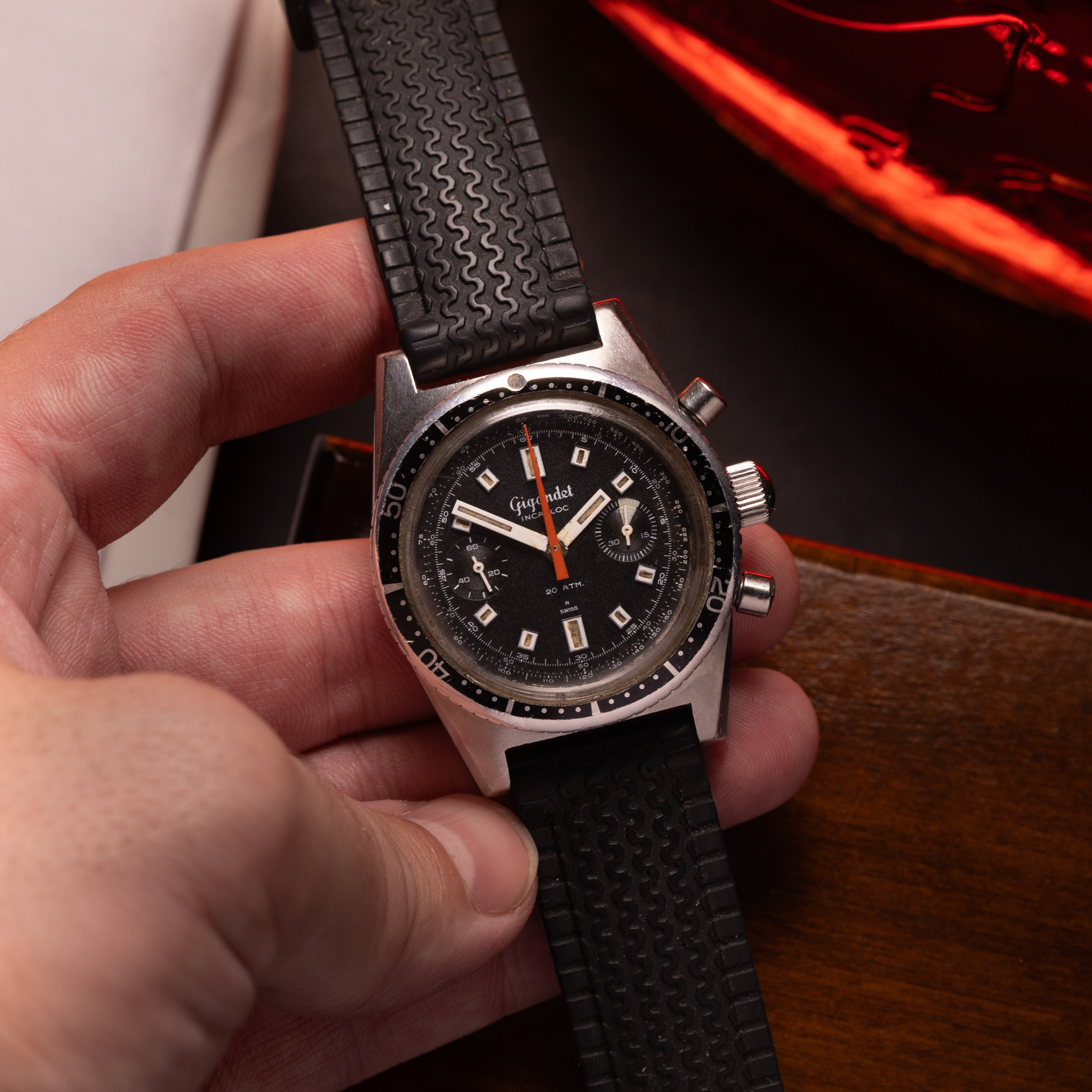 "Chronograph Gigandet" Rare Vintage Swiss Watch - VintageDuMarko
