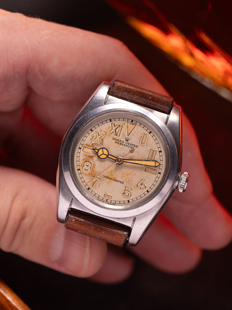 Iconic Rolex Oyster Perpetual Chronometer Bubbleback Watch - VintageDuMarko