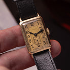 "Longines" Vintage Solid Gold Tank Watch - VintageDuMarko