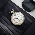 Mechanical Pocket Watch «Molnija Crawler» - Retro Watches from Soviet Union - VintageDuMarko