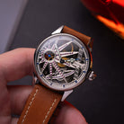 Men's Skeleton Watch Molnija - Soviet Сustom Watch - VintageDuMarko