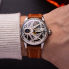 Men's Skeleton Watch Molnija - Soviet Сustom Watch - VintageDuMarko