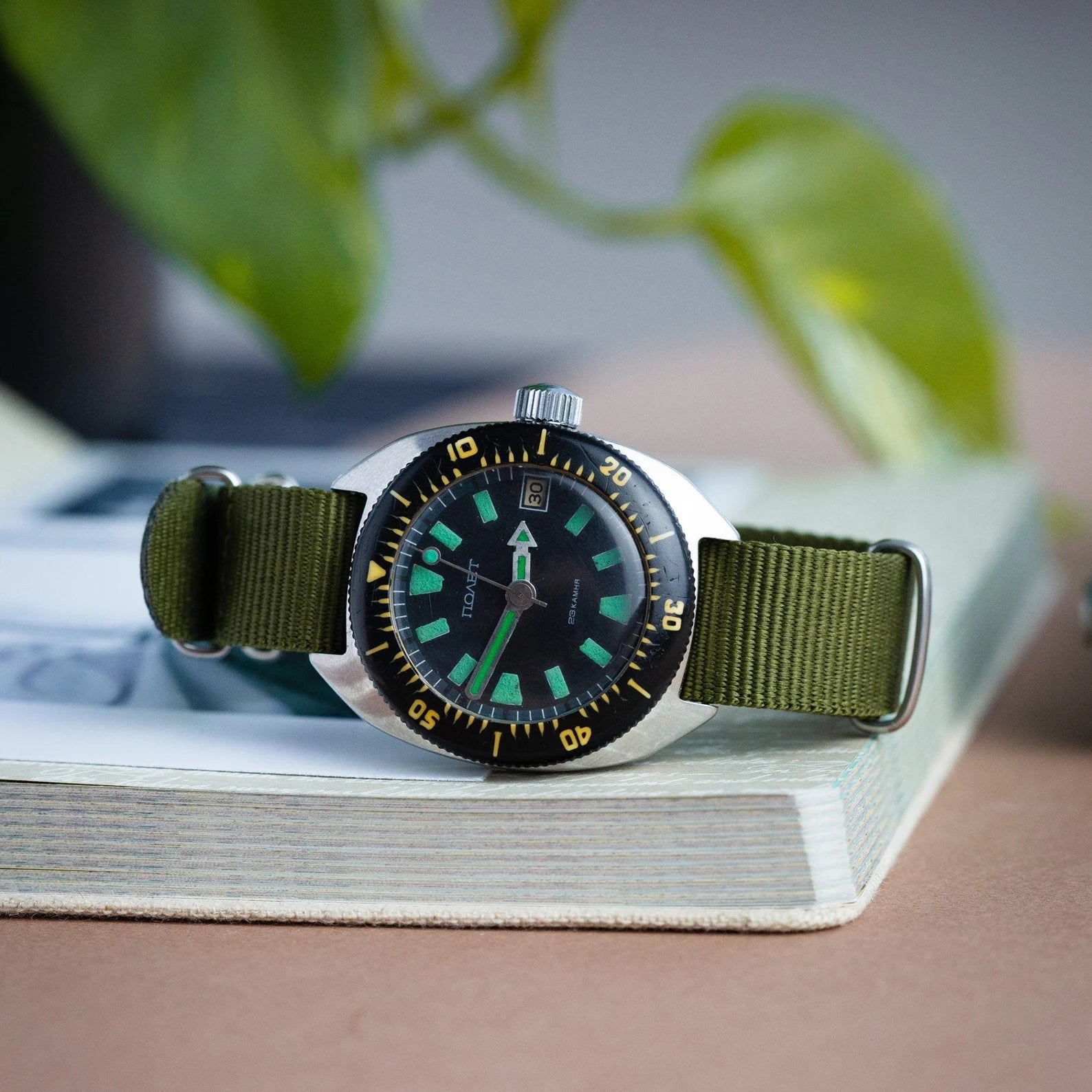 Poljot Automatic Watch «Poljot Amphibian» - Diver's Automatic Watch - VintageDuMarko