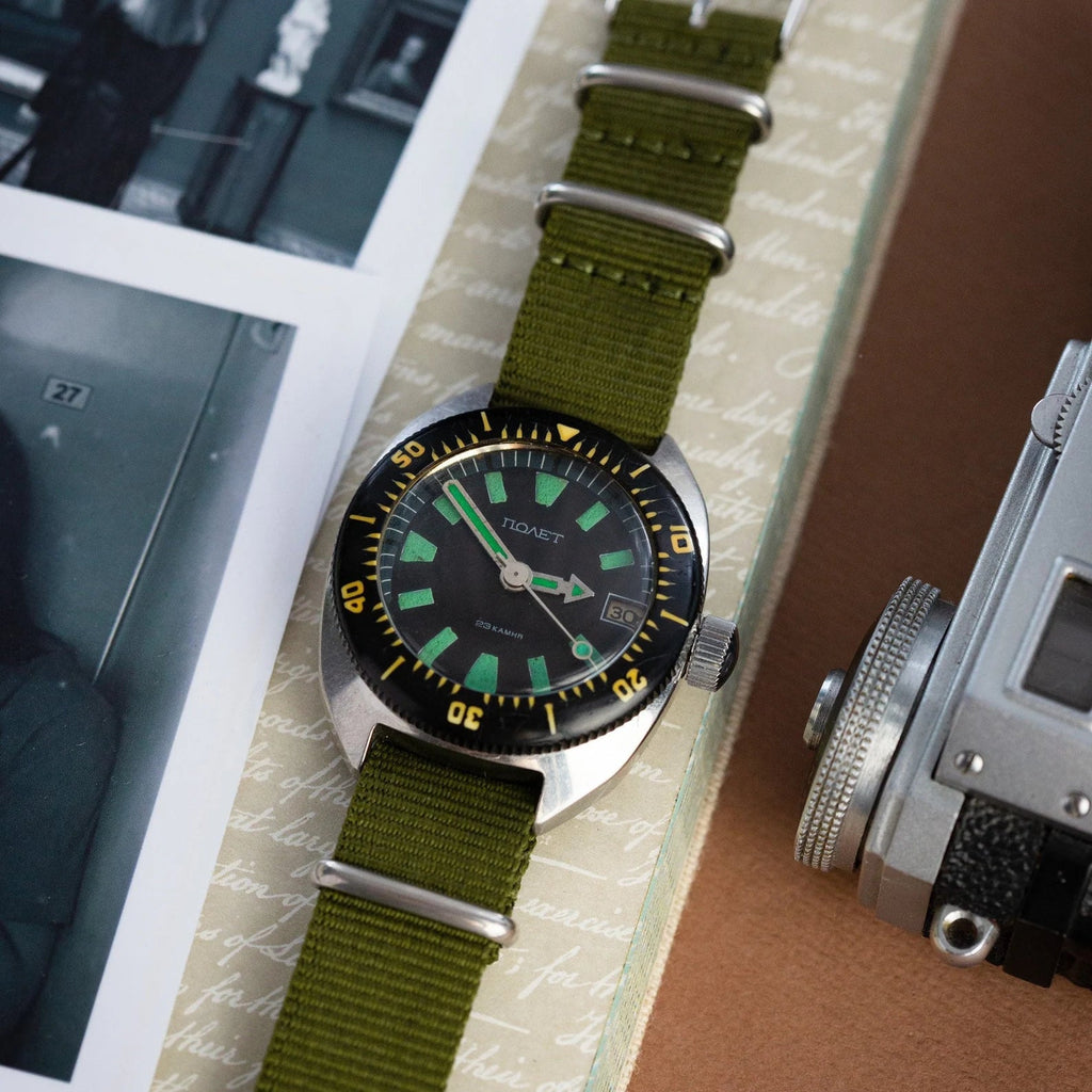 Poljot Automatic Watch «Poljot Amphibian» - Diver's Automatic Watch - VintageDuMarko