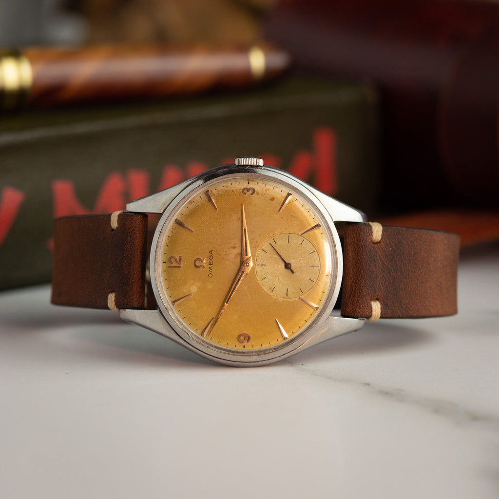 Rare "Omega Jumbo" Watch from 1950's, Swiss Men's Luxe Watch, Watch for Collection - VintageDuMarko
