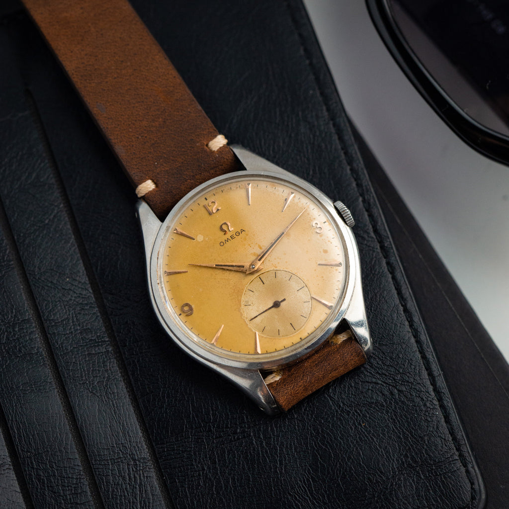 Rare "Omega Jumbo" Watch from 1950's, Swiss Men's Luxe Watch, Watch for Collection - VintageDuMarko