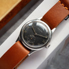 Rare Vintage "Longines" Black Dial, Swiss Military Watch - VintageDuMarko