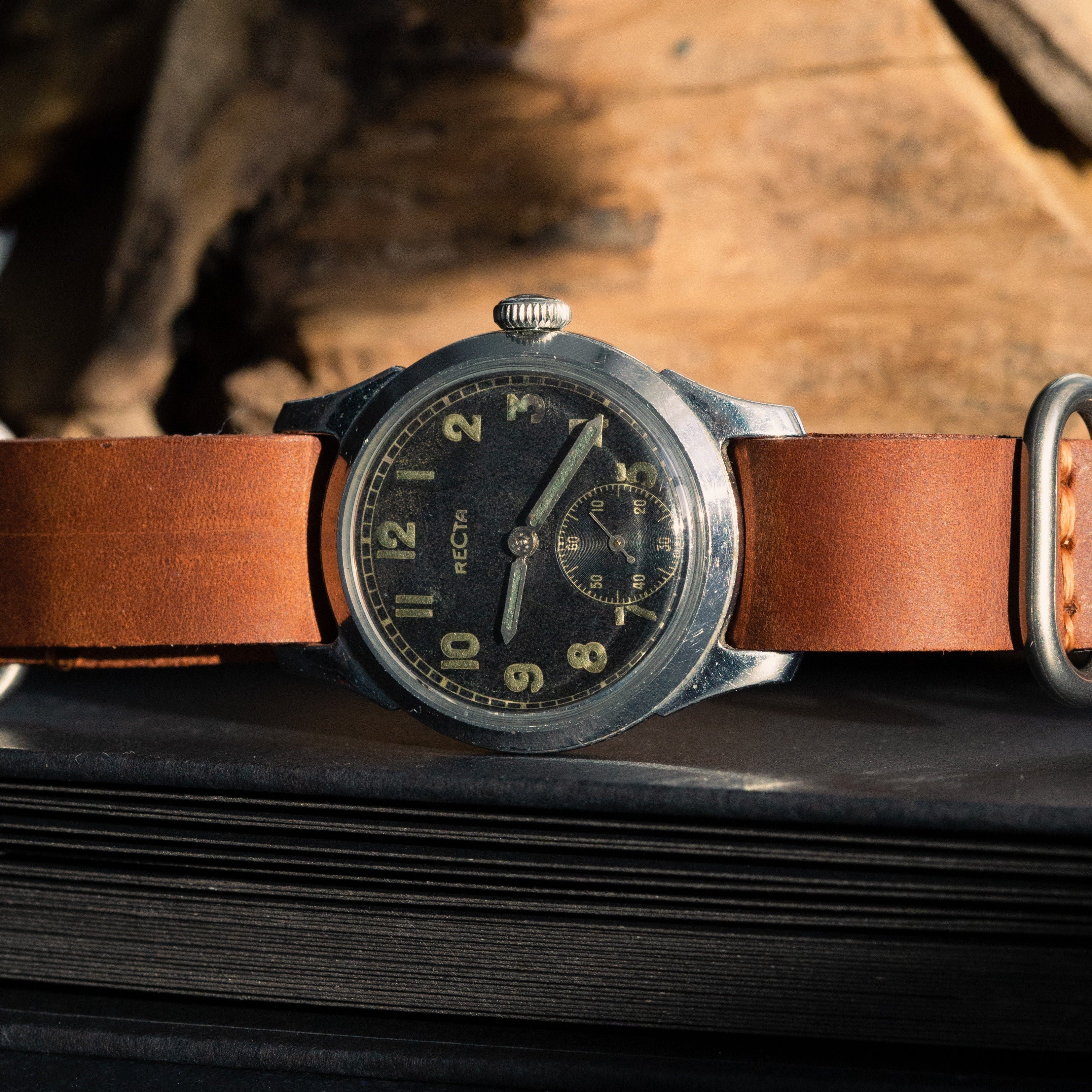 Rare Vintage «Recta» Watch for Men with NATO Strap - VintageDuMarko