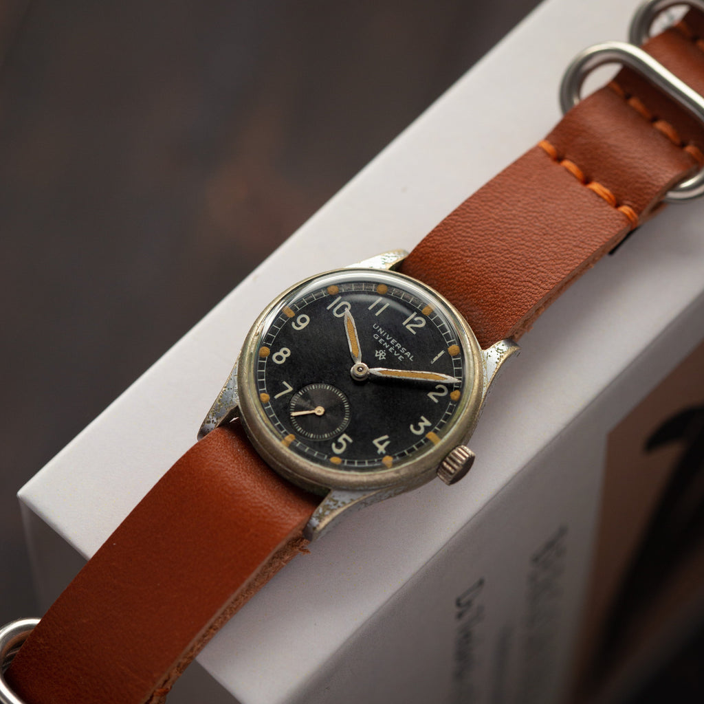 Rare Vintage "Universal Geneve" WW2 watch, Swiss Military watch - VintageDuMarko