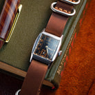 Rare Vintage Watch "Berg" from 1930's, Swiss Military Watch, Rectangular-Shaped Watch - VintageDuMarko