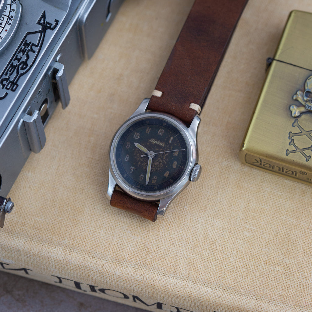 Rare Vintage WW2 Watch «Alpina» - Military Swiss Watch - VintageDuMarko