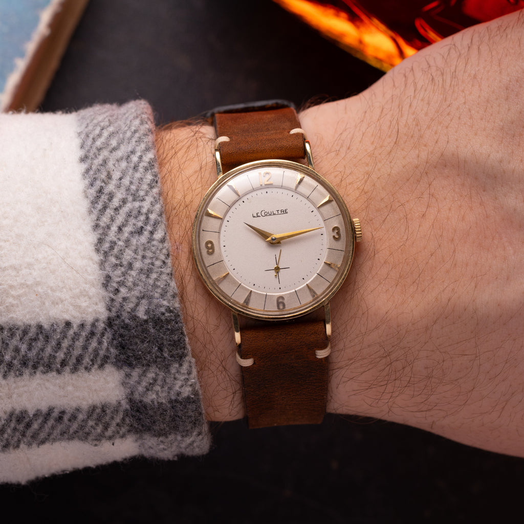 Rare watch "Jaeger-LeCoultre" 14K Gold, Cal.480 from 1950s - VintageDuMarko