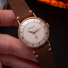 Rare watch "Jaeger-LeCoultre" 14K Gold, Cal.480 from 1950s - VintageDuMarko