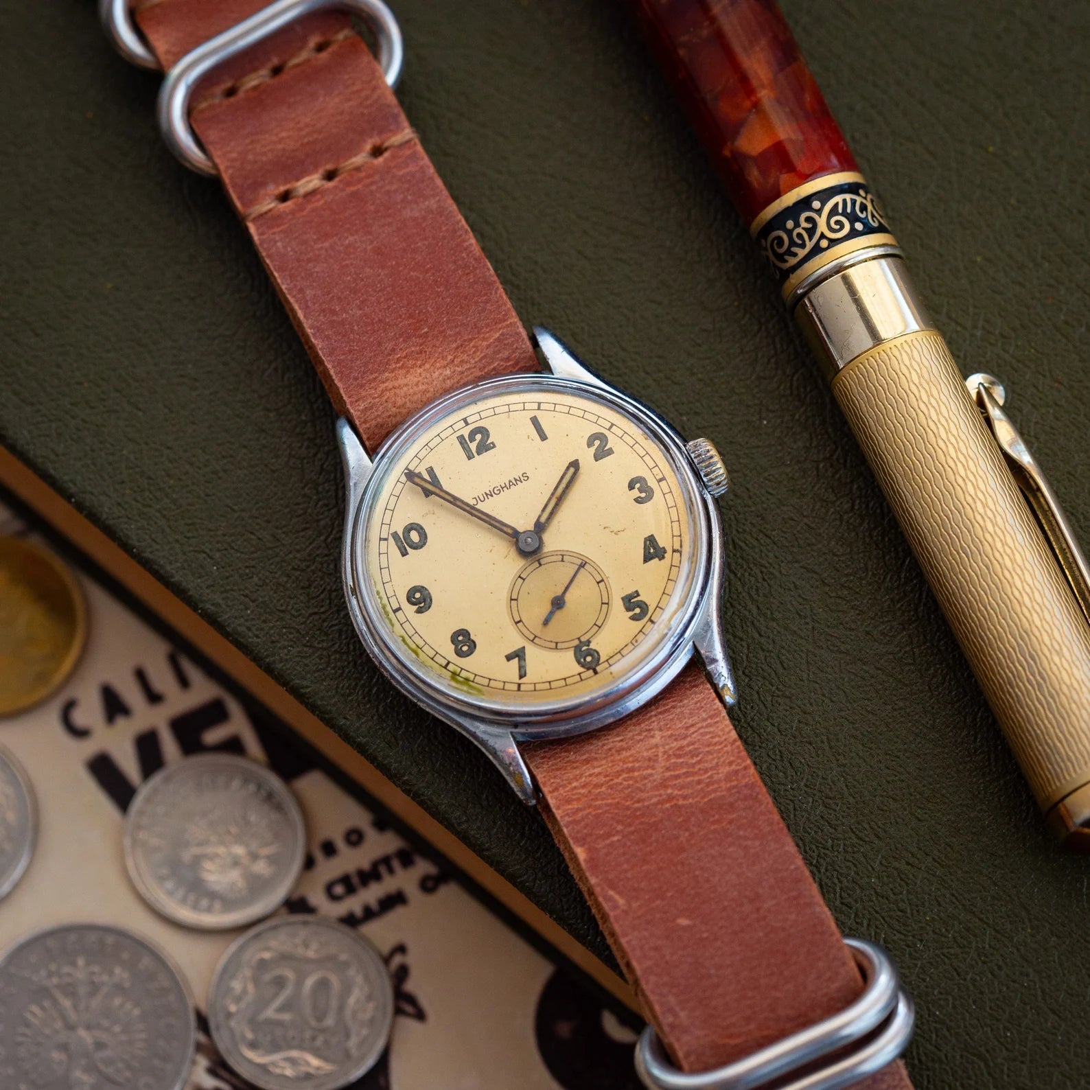 Rare Watch "Junghans" from 1950's, Vintage German Military Watch - VintageDuMarko