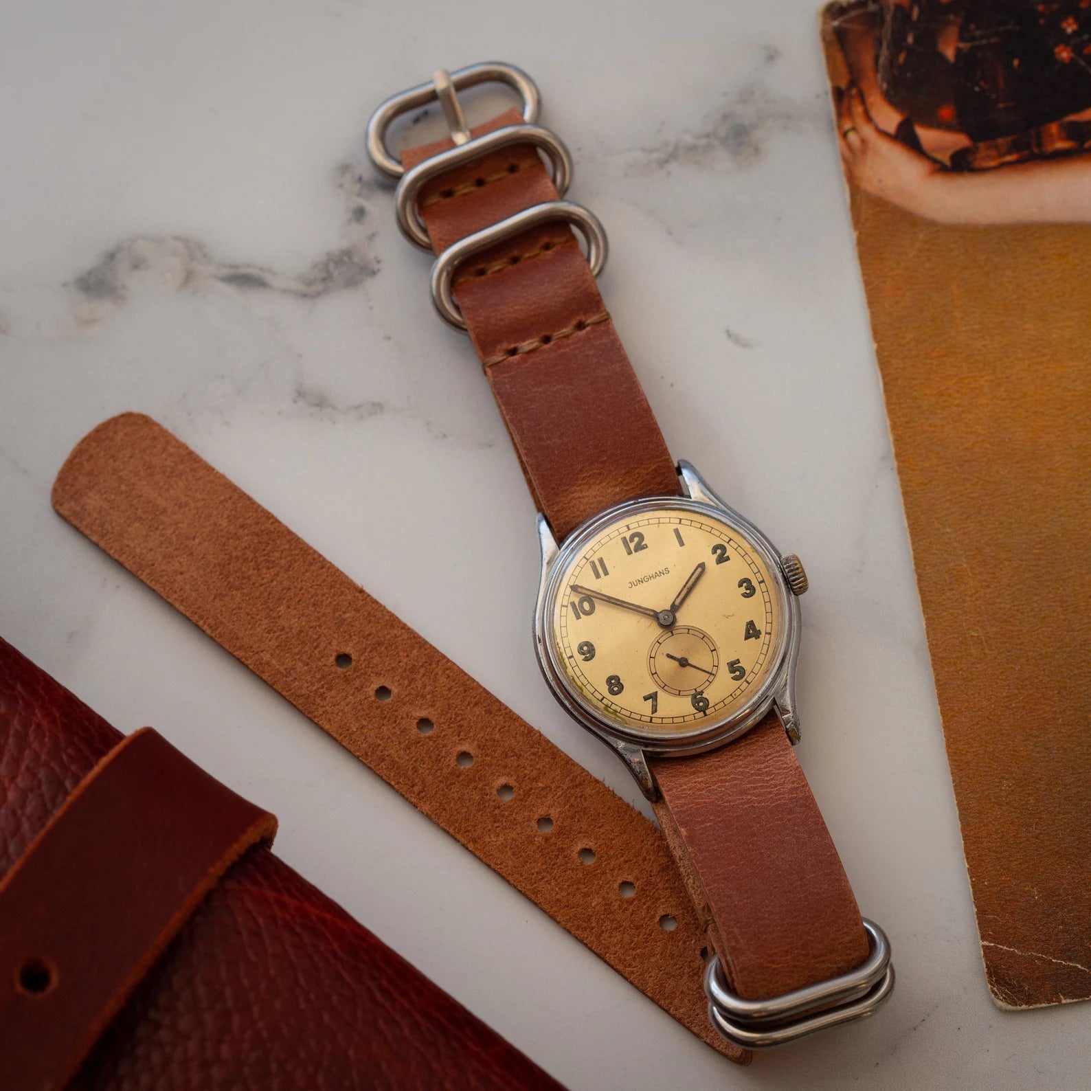 Rare Watch "Junghans" from 1950's, Vintage German Military Watch - VintageDuMarko