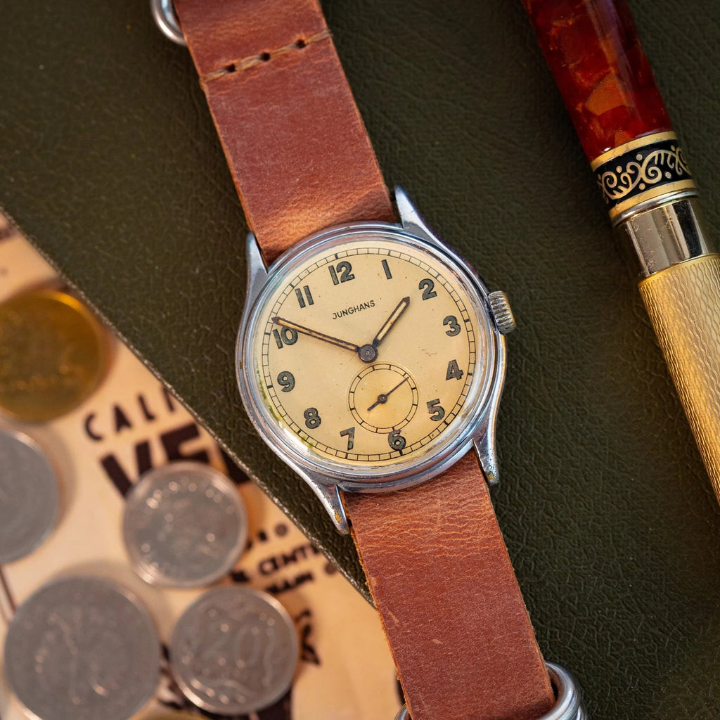 Rare Watch "Junghans" from 1950's, Vintage German Military Watch - VintageDuMarko