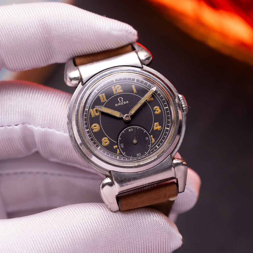 Rare watch "Omega Scarab" from 1939, Cal. 26.5 SOB T2 - VintageDuMarko