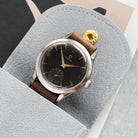 Rare Watch Omega with Black Dial from 1950s - Rare Swiss Watch for Collection - VintageDuMarko