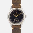 Rare Watch Omega with Black Dial from 1950s - Rare Swiss Watch for Collection - VintageDuMarko