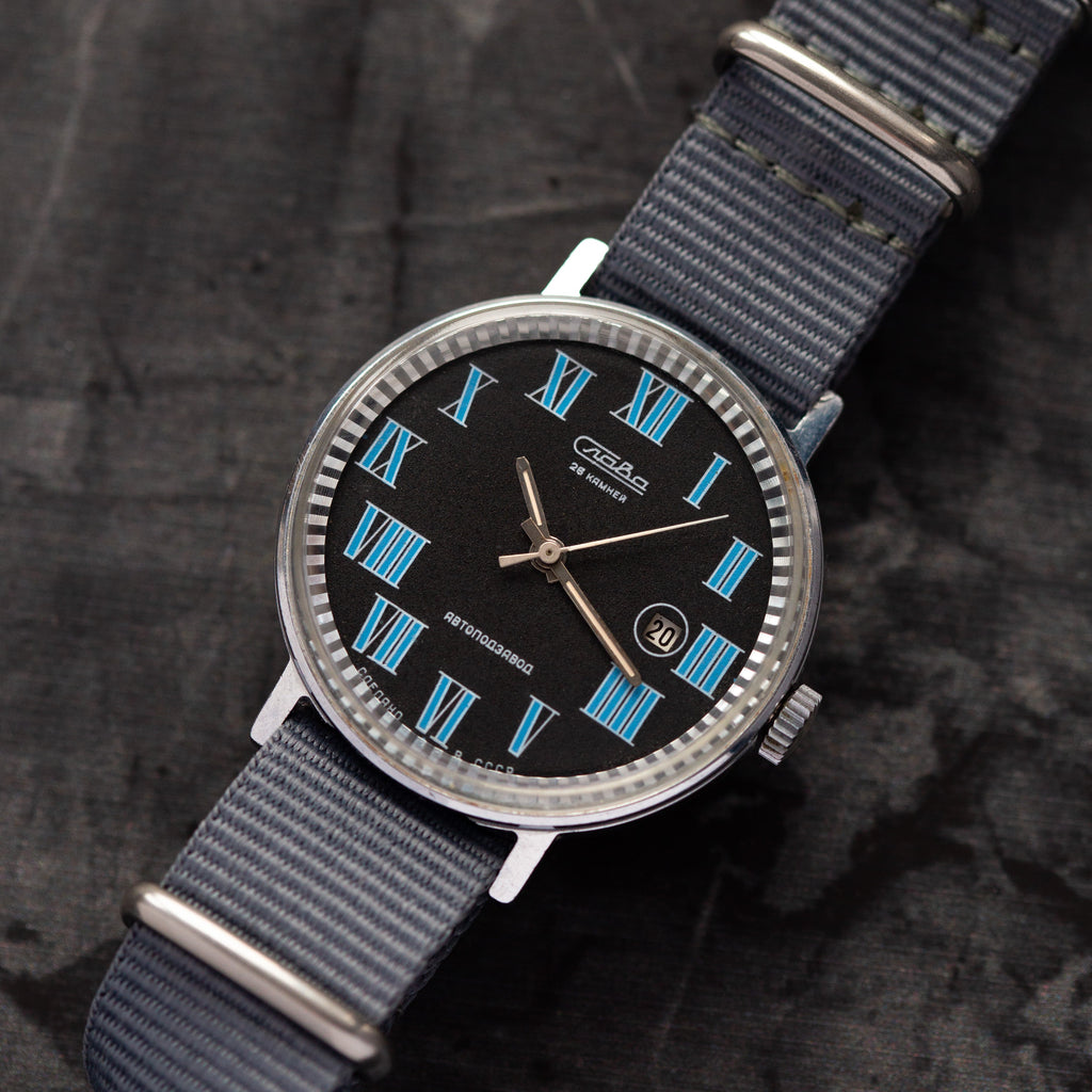 Soviet Vintage Automatic Watch "Slava", Men's Wrist Watch - VintageDuMarko