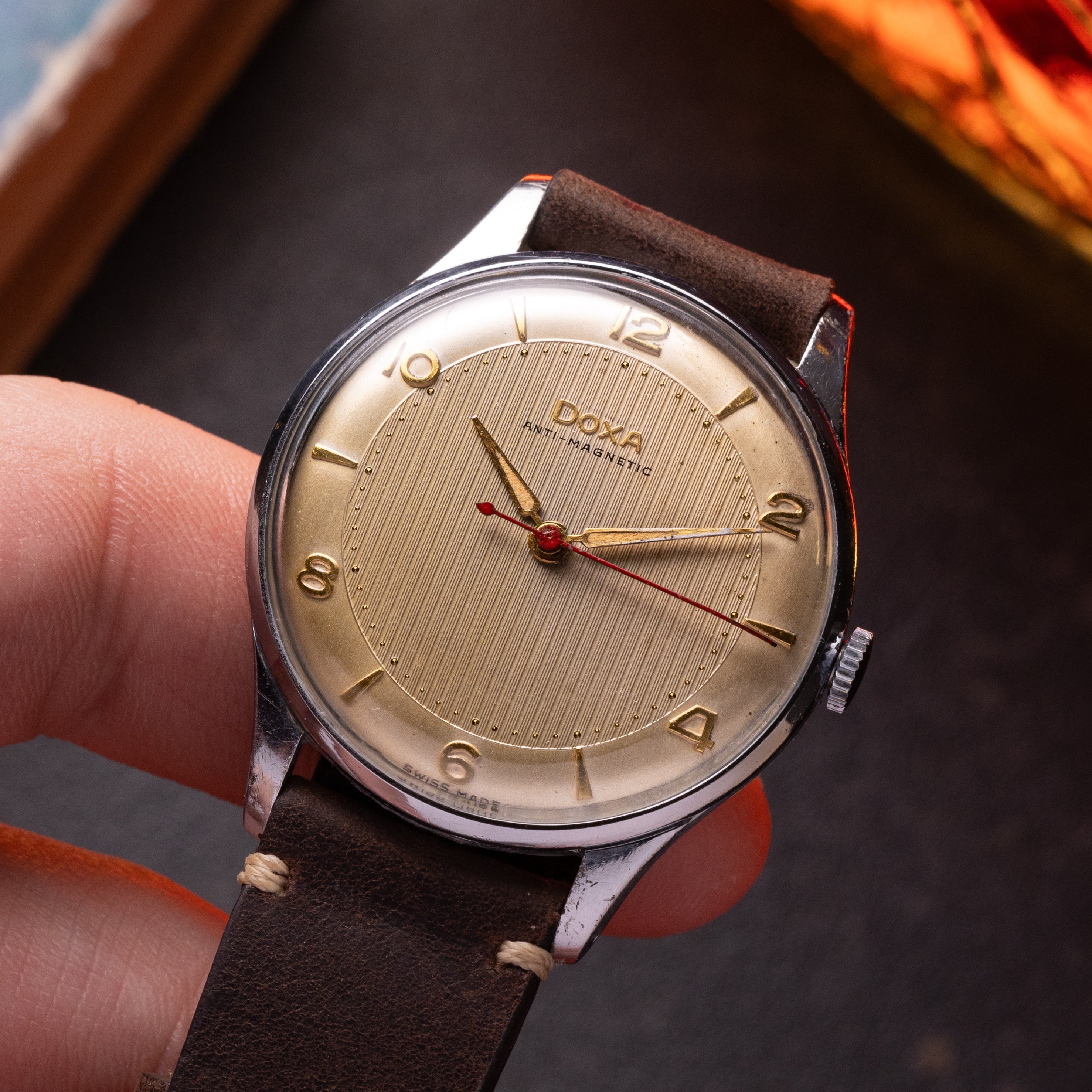 Vintage "Doxa" Calatrava dial, Original military watch - VintageDuMarko