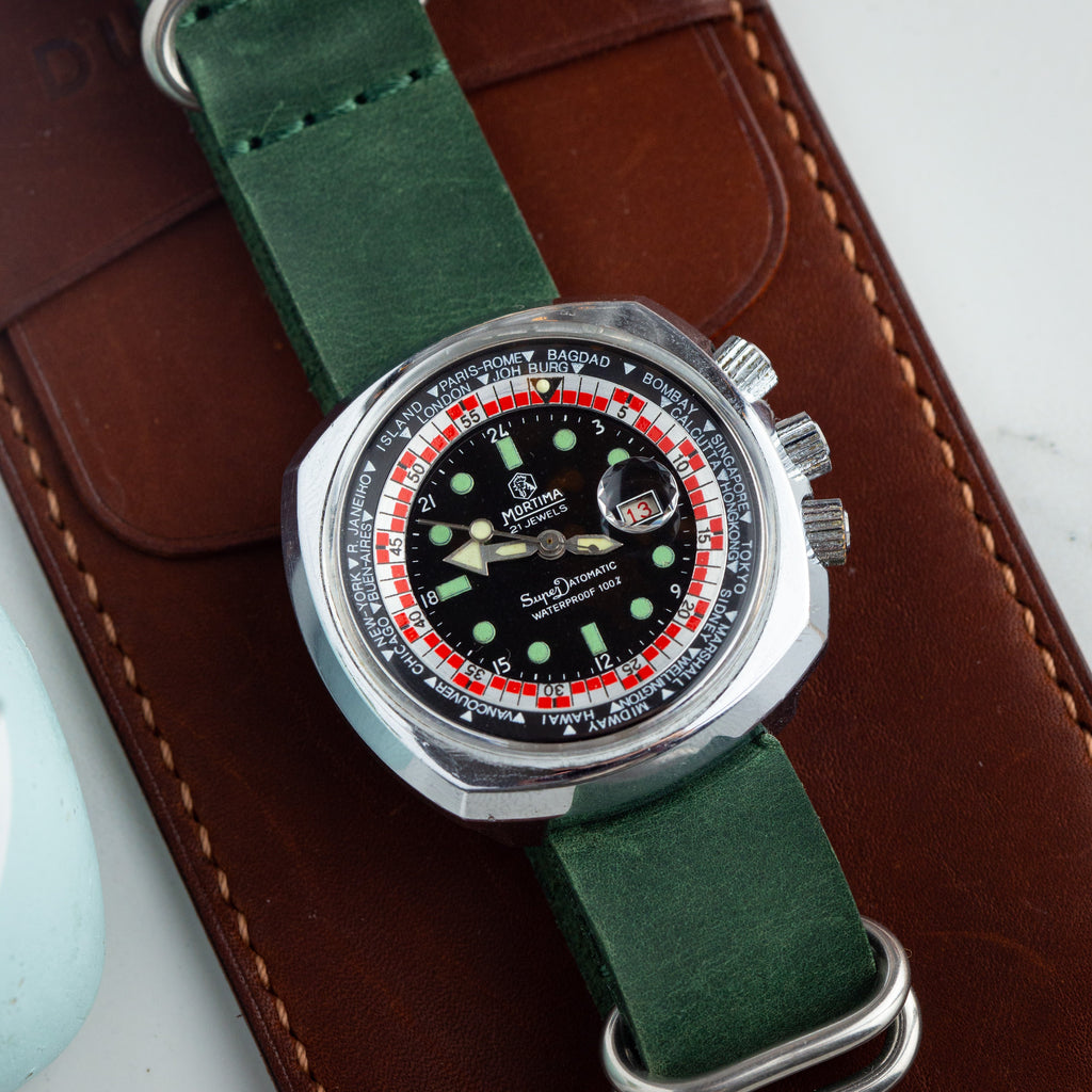 Vintage French Dive Men's Watch "Mortima Super Datomatic", Collectible Watches - VintageDuMarko