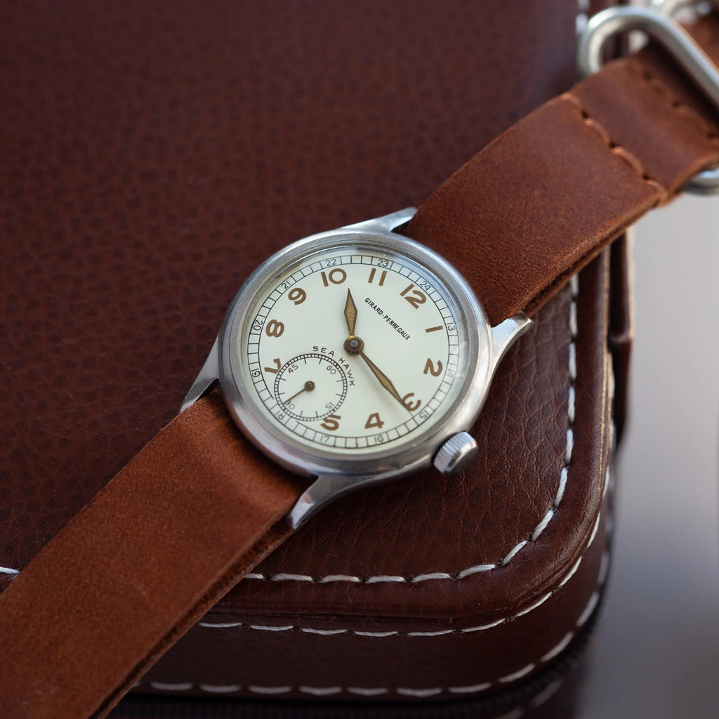 Vintage "Girard Perregaux Sea Hawk" Wrist Watch, Rare Swiss Watch - VintageDuMarko