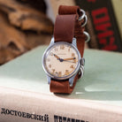 Vintage "Longines" Watch, Military Swiss watch for Men with Patina Dial - VintageDuMarko