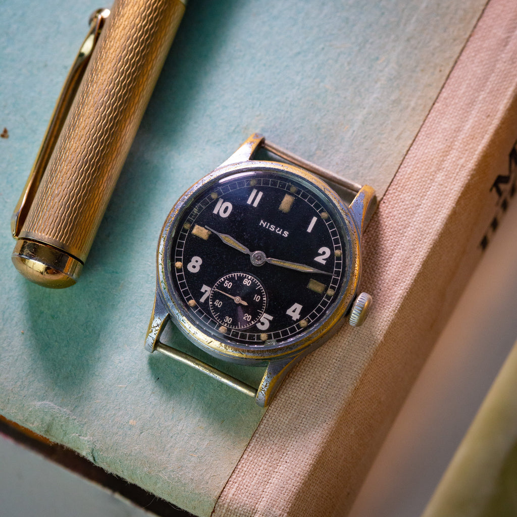 Vintage Military Watch "Nisus DH", Rare Men's Watch - VintageDuMarko