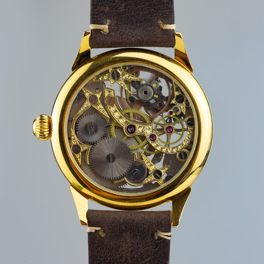 Vintage "Molnija Space" Watch, Skeleton Watch, Rare Сustom Carved Watch, Soviet Men's Watch - VintageDuMarko
