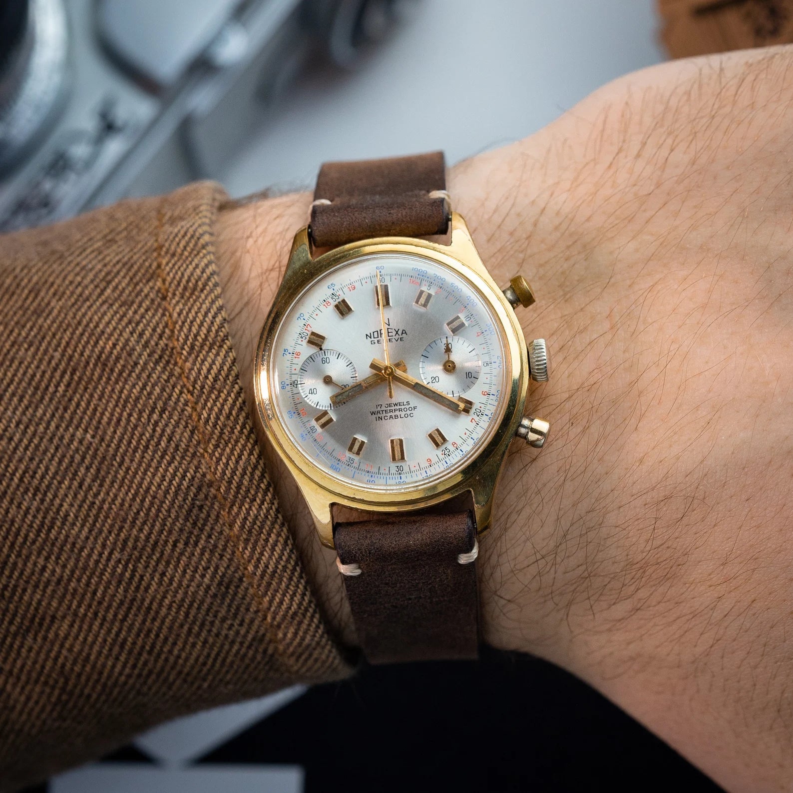 Vintage Norexa Watch Norexa Vauljox cal.7730 Chronograph Watch DuMarko